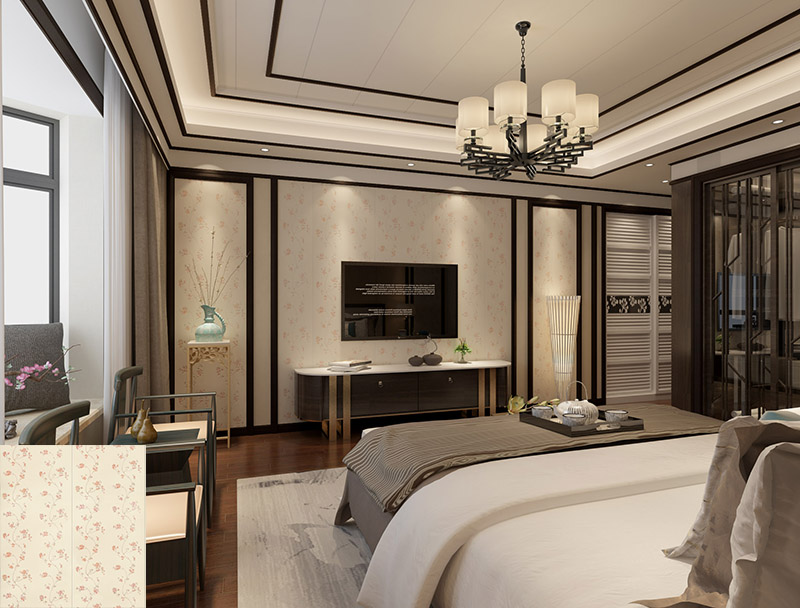 花開(kāi)半夏 集成墻面